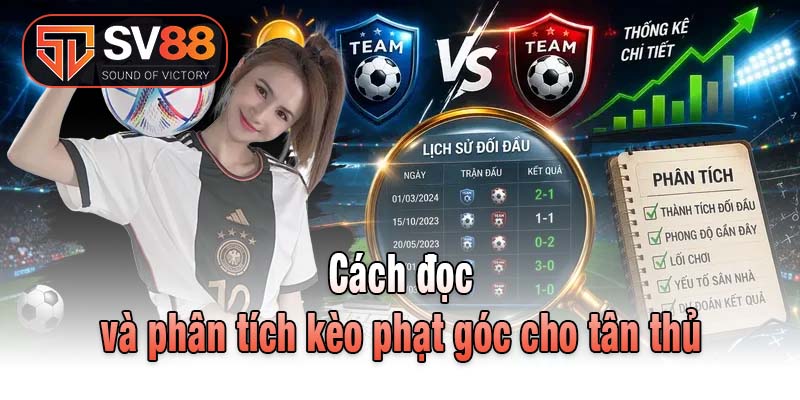 Cách đọc và phân tích kèo phạt góc cho tân thủ